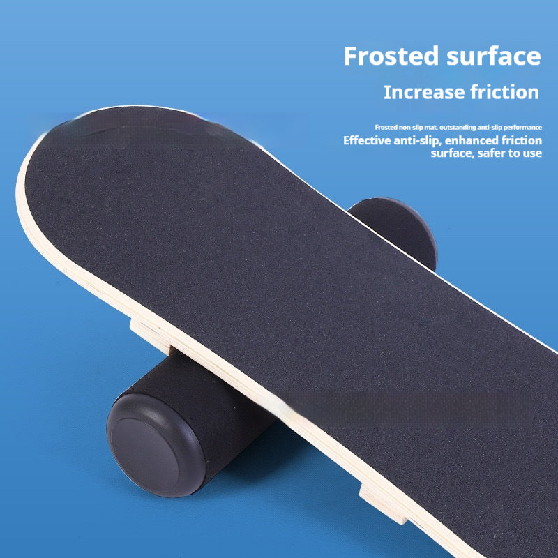 Portable Solid Wood Balance Board For Sports And Fitness